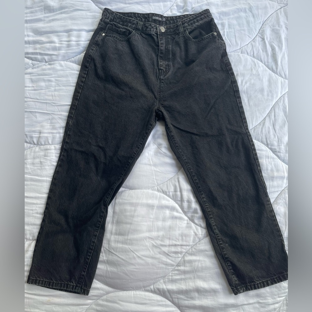 Size 12 Boohoo black jeans